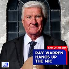 BREAKING: Legendary commentator Ray Warren has called his last game of  rugby league, announcing he will step away from live commentary after 55  years. Warren said although he is ending his time