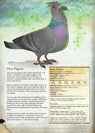 Dire Pigeon Dnd Dragons Dungeons And Dragons Homebrew Dnd 5e Homebrew