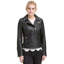 Wilsons Vintage Center Zip Open Collar Cycle Leather Jacket 379 99 Our Price Now Leather Outerwear Wilsons Leather Leather Jacket