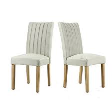 Nobpeint Fabric Upholstered Accent Dining Chairs Set Of 2 Beige Dining Furniture Contemporary Outdoor Dining Furniture Outdoor Dining Furniture