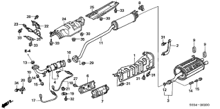 18215 S5d A01 Genuine Honda Rubber Exhuast Mounting