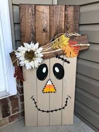Scarecrow And Snowman Hand Painted Wood Sign Dual Season Etsy With Images Halloween Wood Crafts Fall Crafts Diy Projects For Fall