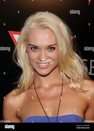 Laura James attending the "W and Guess Celebrate 30 Years of Fashion and  Film" in West Hollywood, California Stock Photo