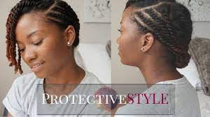 Easy Flat Twist Protective Style Natural Hair Video Natural Hair Twists Natural Hair Twist Out Flat Twist Hairstyles
