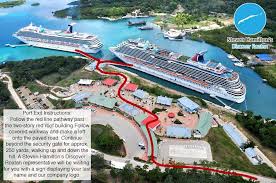Mohagany Bay Port Map Roatan Jpg 960 637 Cruise Port Roatan Cruise