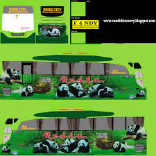Livery bussid restu panda shd by blahbloh. Livery Bussid Restu Panda Png