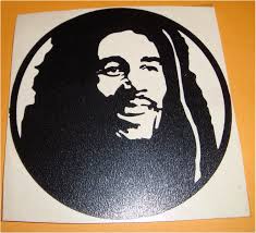 Bob Marley circle smile 5.035 x 5.035