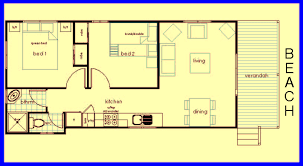 2 Bedroom Cabin Floor Plan Dongara Tourist Park