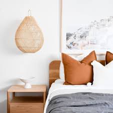 A lightbulb is not included. Natural Rattan Teardrop Pendant Light Raw Sunshine Coast Lighting