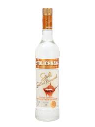 Then i unwrapped them and, looking at how narrow the neck of the vodka bottle is, i chopped each one it turned out this was exactly the right amount of vodka to pour out. Stolichnaya Salted Caramel Vodka Buy From World S Best Drinks Shop