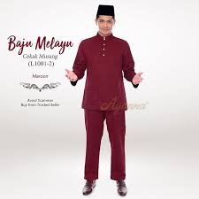 • lebih terserlah jika digayakan dengan bertanjak atau bersongkok. Buy Byhanahananiz Baju Melayu Cekak Musang Bapa L1001 2 Online Eromman