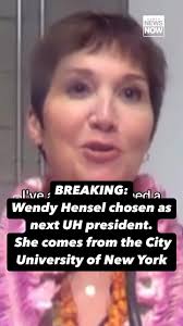 BREAKING: Wendy Hensel chosen as next UH president by the UH Board of  Regents, which is appointed by the governor of Hawaii. Hensel comes from  The City University of New York. According to the UH ...