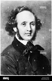 Felix mendelssohn bartholdy Black and White Stock Photos & Images
