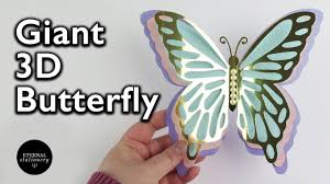 Download How To Make A Giant 3d Butterfly Out Of Paper Diy Papercraft Tutorial