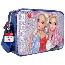 depesche 10935 umhangetasche topmodel love letters blau ca 10 x 24 x 34 cm amazon de spielzeug topmodel schulranzen madchen models