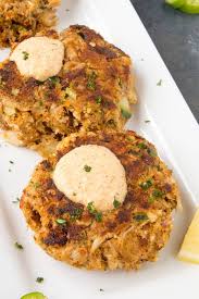 Crab Cakes With Cajun Cream Sauce On A Plate Ready To Serve Easy Seafood Recipes Seafood Recipes Bonefish Grill Recipes