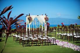 Villas Lawn Ceremony Thank You To Kaanapali Romance Flowers Sean Michael Hower Photos Maui Wedding Oceanfront Wedding Royal Lahaina Resort Maui Weddings