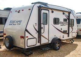 Our wide selection of motorhomes for sale, travel trailers and 5th wheel trailers includes names you'll recognize such as: 2019 Escape Mini M181ss Ultra Lightweight Travel Trailer Kz Rv