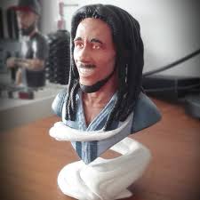 Robert nesta marley, más conocido como bob marley (nine mile, saint ann, jamaica; Download Stl File Bob Marley Bust Model 3d Sabioprods 3d Printing Model Cults