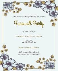 Games for farewell party these celebration video games are all farewell related and could spark discussion in addition to reason laughter. Create Custom Farewell Party Invitation Cards For Free Photoadking