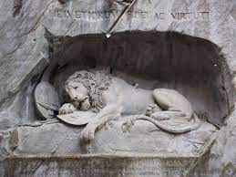 Carved out of a giant wall of sandstone, the lion monument is essentially a dying lion that serves as a memorial for the swiss guards who sacrificed. The Lion Of Lucerne The Saddest Monument In The World