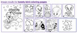 By best coloring pages june 28th 2013. Free Tweety Bird Coloring Pages