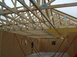 Charpente Sur Maison En Bois Ossature Bois Maison Bois Charpente Fermette