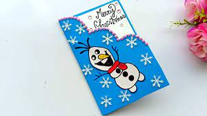 Save 50% off hardcover photo books & wall art when creating personalized christmas photo cards at shutterfly! Diy Christmas Cards Handmade Christmas Greeting Cards How To Make Santa Greeting Card Christmas Card Youtube