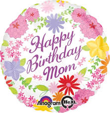 Maybe you would like to learn more about one of these? Pastel Flower Happy Birthday Mom Mylar Balloon 18 Inch Inflated Balloon Shop Nyc