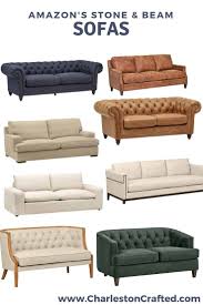 Stone And Beam Sofas Gorgeous Sofas Beam Sofa Best Leather Sofa