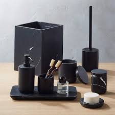 Maybe you would like to learn more about one of these? Nexus Black Marble Bath Accessories Cb2