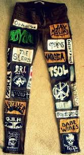 Check spelling or type a new query. Awesome Patched Up Diy Punk Pants With Awesome Crust Bands Nausea Dri Dystopia Tsol Gbh Grunge Void The Sleeve Dead Kennedy Patch Pants Crust Punk Punk Outfits