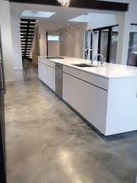 Top 50 Best Concrete Floor Ideas Smooth Flooring Interior Designs Concrete Stained Floors Concrete Kitchen Floor Floor Design