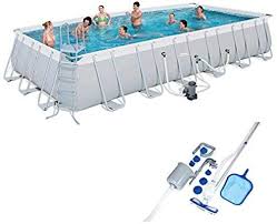 Bestway 52 X 24 X 12 Foot Pool Set Pool Vacuum Maintenance Accessories Kit Pool Vacuum Bestway Pool