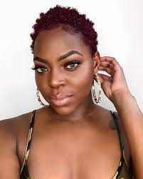 Burgundy Twa Natural Hair Natural Hair Styles Natural Hair Twa Burgundy Natural Hair