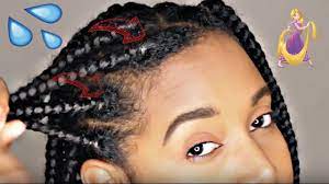 I do a full step by step moisturizing routine every week!. How To Grow Natural Hair In Box Braids Protective Styles Youtube
