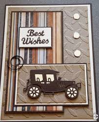 Similarly, make the back fender and paste it to the car. Vintage Car Card Pinterest Cards Masculine Birthday Cards Car Card