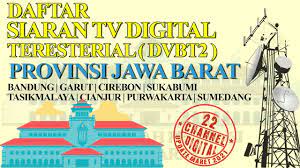 Bleiben sie aktuell mit ihrem abo von tv digital entertainment. Daftar Siaran Tv Digital Teresterial Dvbt2 Provinsi Jawa Barat Bandung 2021 Youtube