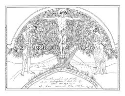 Mandalas are commonly used as an aid to meditation and. The Tree Of Life Coloring Page