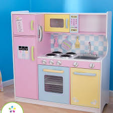 The kidkraft large play kitchen can quickly become a kid's favorite toy at playtime. Pastel Kitchen Set Play Kitchen Play Kitchen Sets Pastel Kitchen