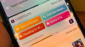 The Siri Shortcuts Widget On An Iphone Iphone Homescreen Widget