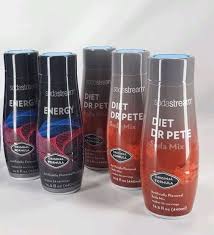 5 Bottles Sodastream Syrups Original Formula 3 Diet Dr Pete 2 Energy Diet Doctor Soda Stream Diet Cola