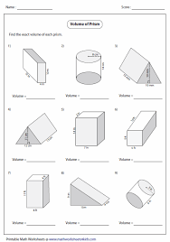 volume worksheets geometry worksheets volume worksheets math worksheet