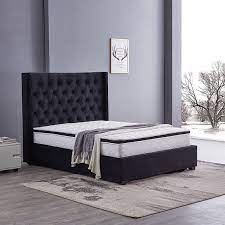 The frame is made from solid and engineered wood and is wrapped in 100% cotton upholstery throughout the head and footboard. Luxury Velvet Leather Beds Modern Upholstered Headboard Lift Up Under Storage Bed Frame Modern Adjustable Bed Buy Luxury Beds Modern Under Bed Storage Adjustable Bed Product On Alibaba Com