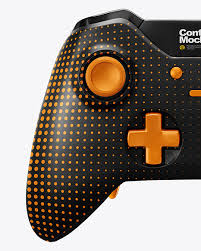 Download Game Controller Mockup In Device Mockups On Yellow Images Object Mockups PSD Mockup Templates