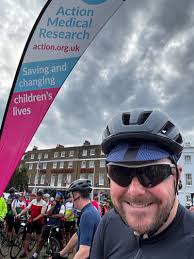 actionmedicalresearch #londontoparis #charitychallenge