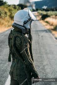 Check spelling or type a new query. Female Astronaut In Helmet And Spacesuit Standing On Road In Countryside Adventure Armor Stock Photo 230954440