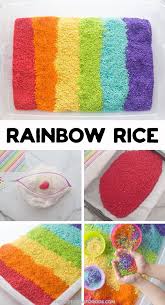 Rainbow Rice The Best Ideas For Kids Rainbow Rice Rainbow Diy Arts And Crafts For Kids Toddlers