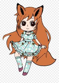 Yet, many artists find drawing people accurately to be a difficult task. Girl Fox Drawing Draw Freetoedit Anime Animegirl Line Cute Drawings Of Animal Girls Attic Fox Clipart 5769614 Pinclipart