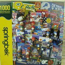Thanksgiving crosswords, trivia games, word searches, memory games and jigsaw puzzles provide fun for the whole family. Springbok Fantasy Football 1000 Piece Puzzle Green Bay Detroit New York Springbok Fantasy Football Shirt Detroit News Fantasy Football